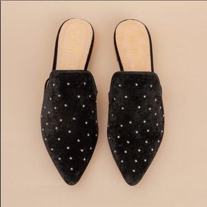 Mi'im Black Studded Mule